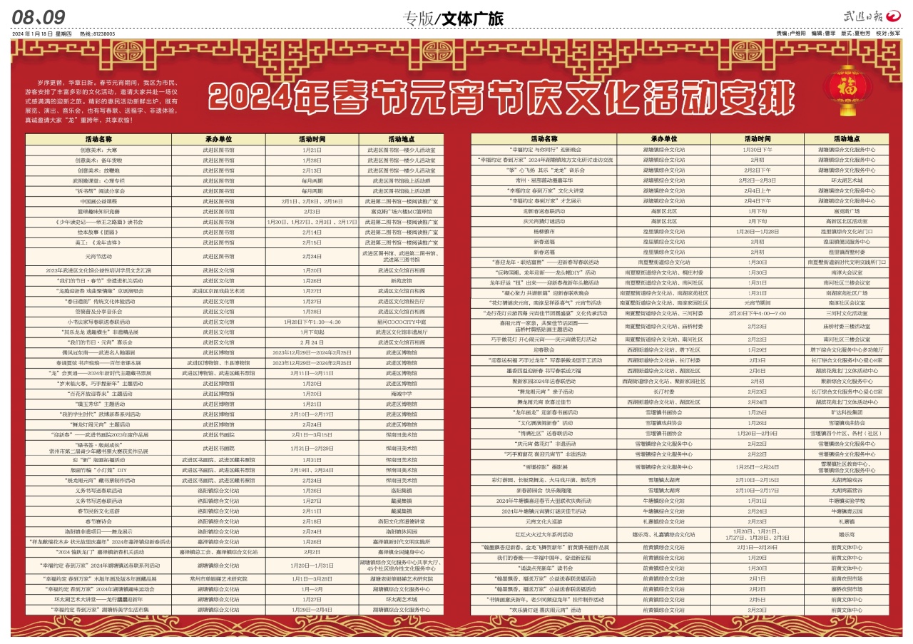 A08、A09：专版/文体广旅