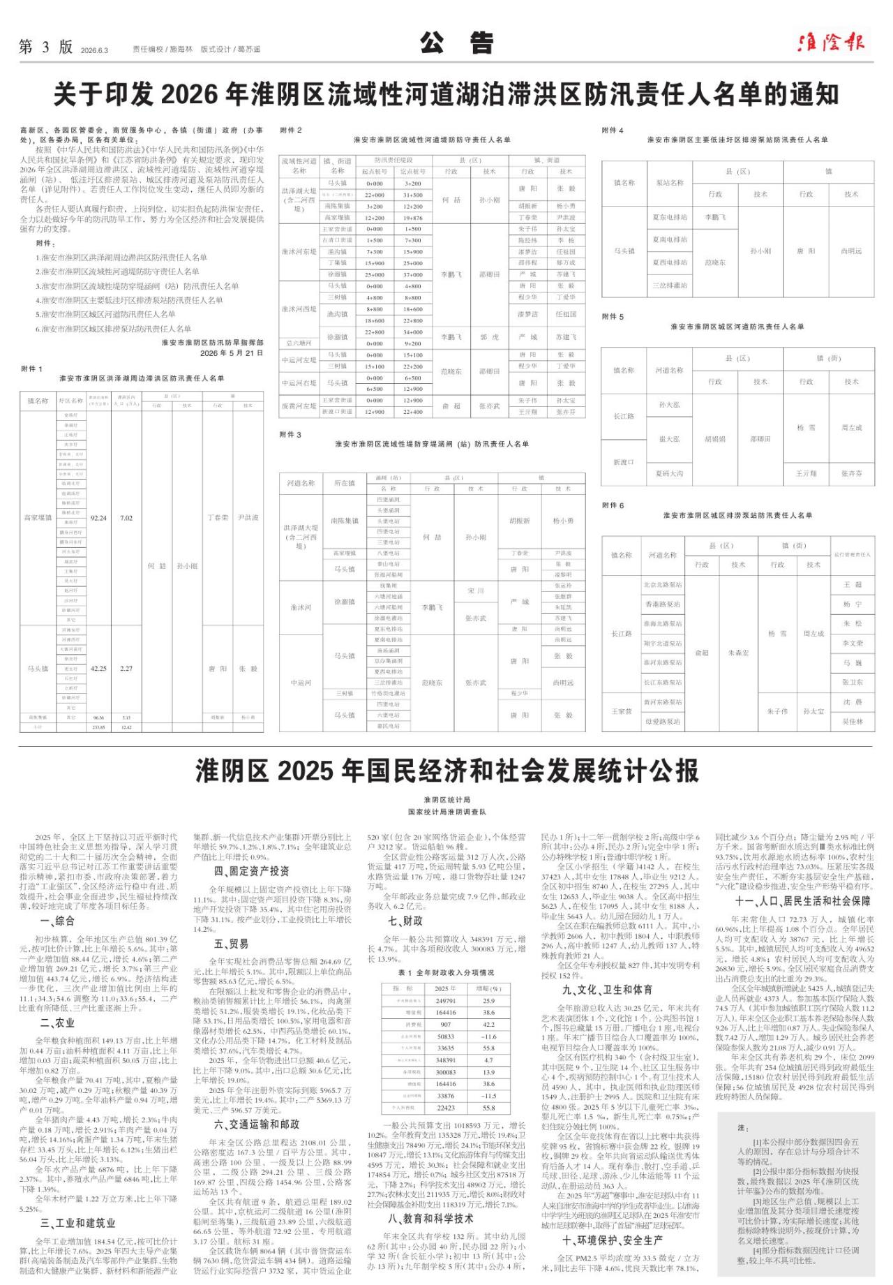 第三版：公告