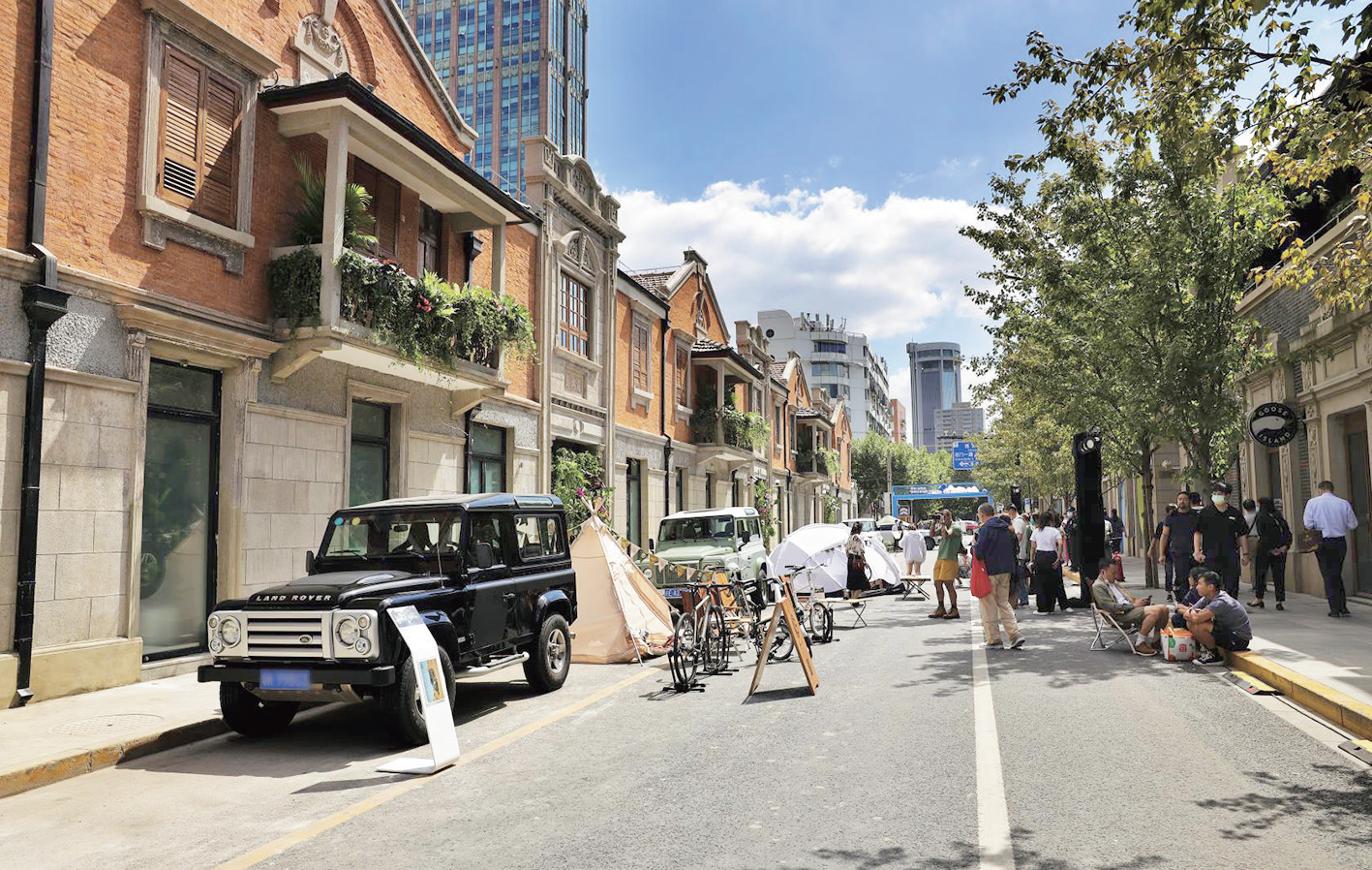 茂名北路限时步行街正式亮相--静安报