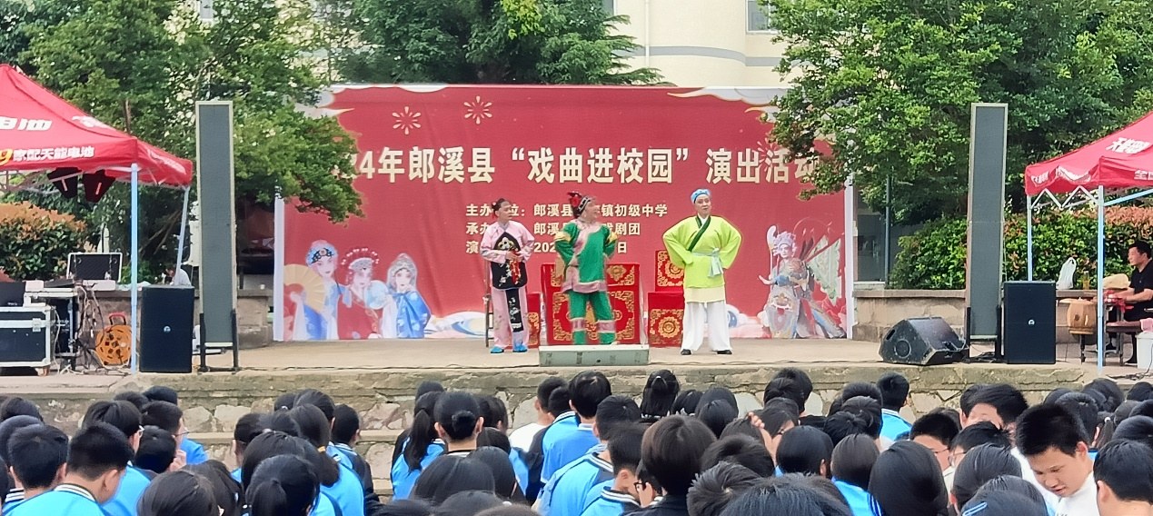 十字镇：戏曲进校园 演绎文化魅力
