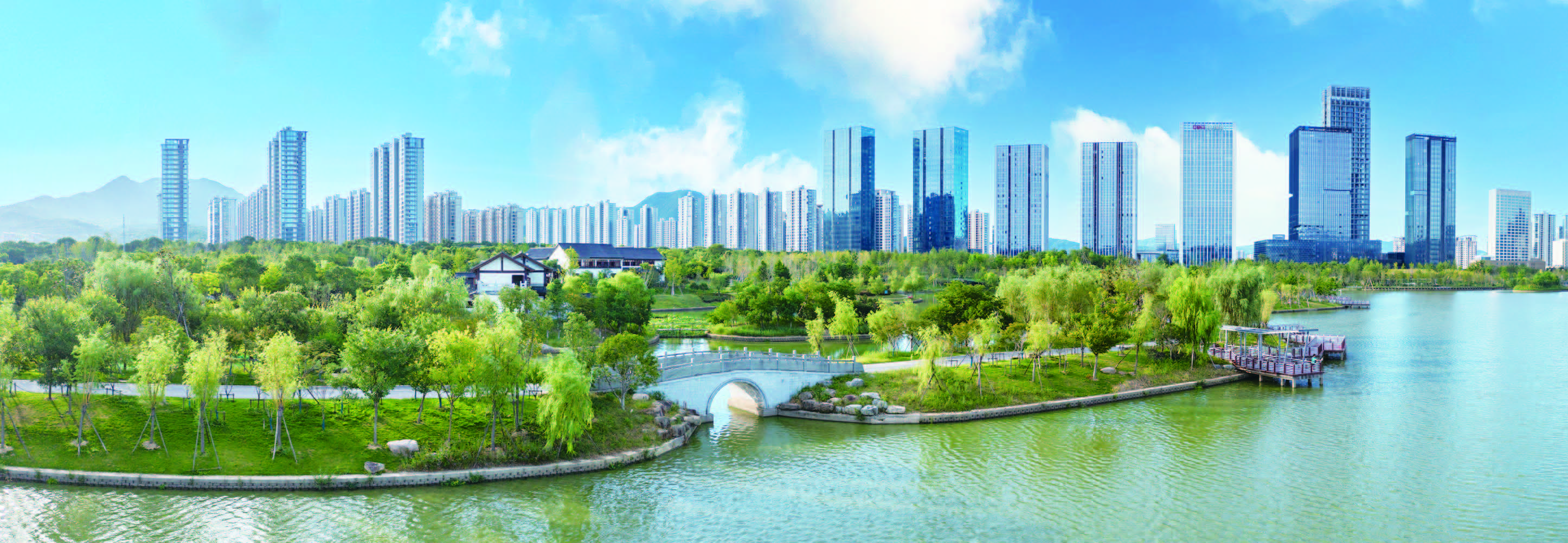 酒店新城市中心区鸟瞰效果图朝晖家园秋景骆家坑强蛟峡山村停车场夜景