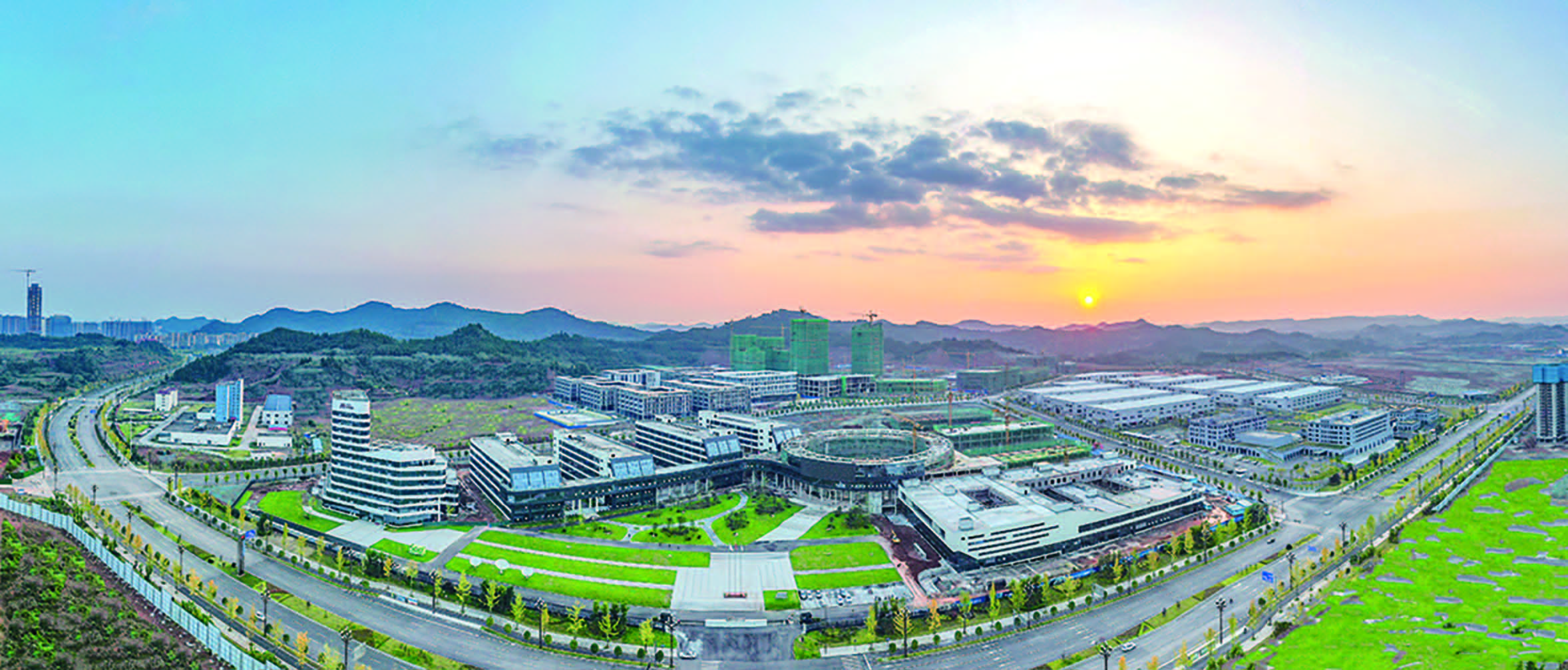 快速崛起的南充临江新区现代产业集群.