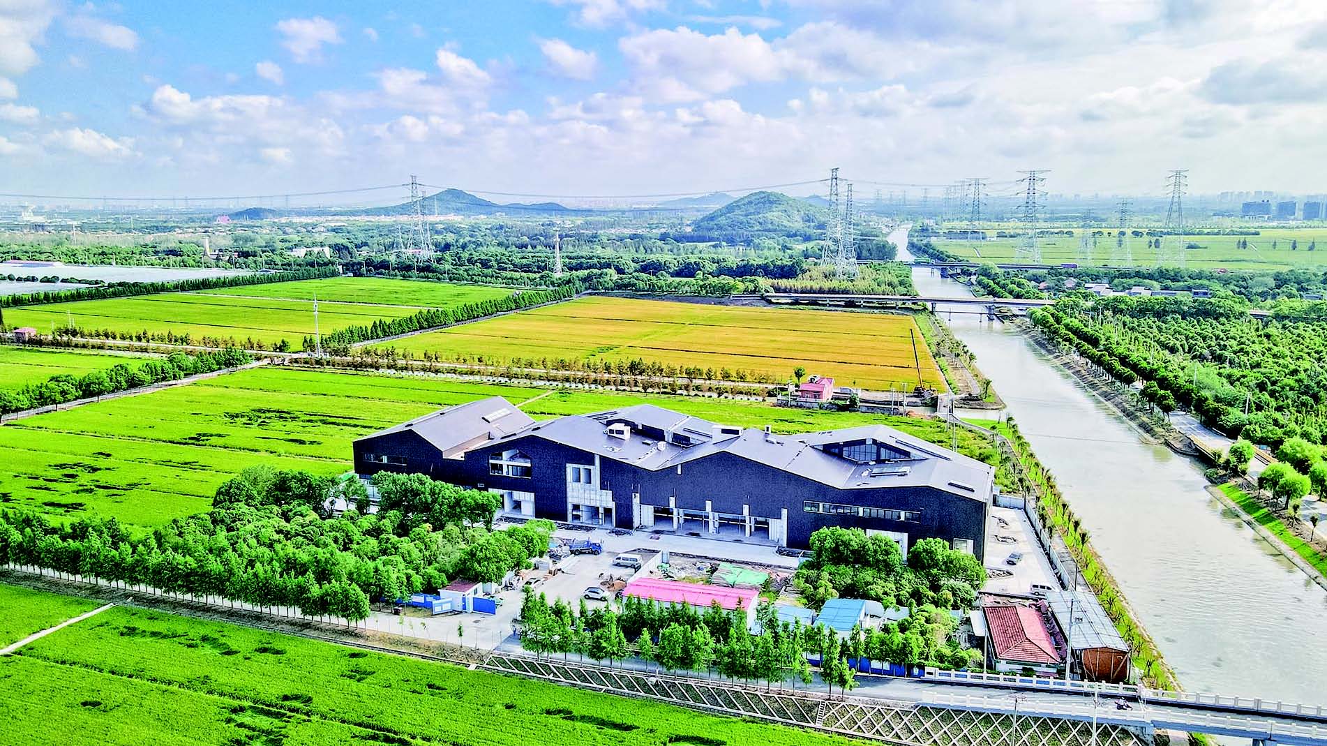 小昆山镇日产百吨大米加工设备上线