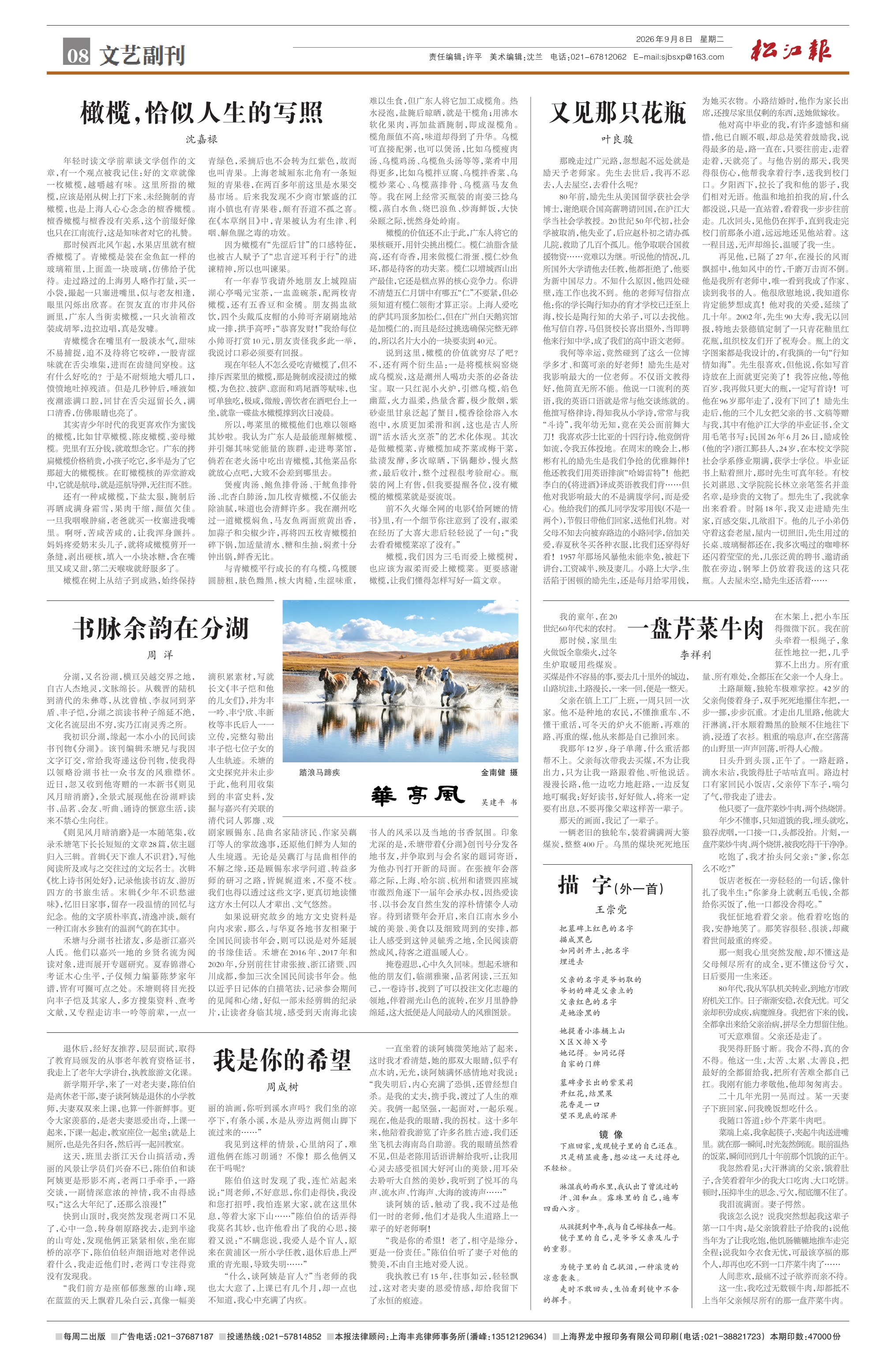 第八版：文艺副刊